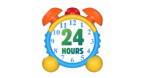 24 Hours - alarm clock