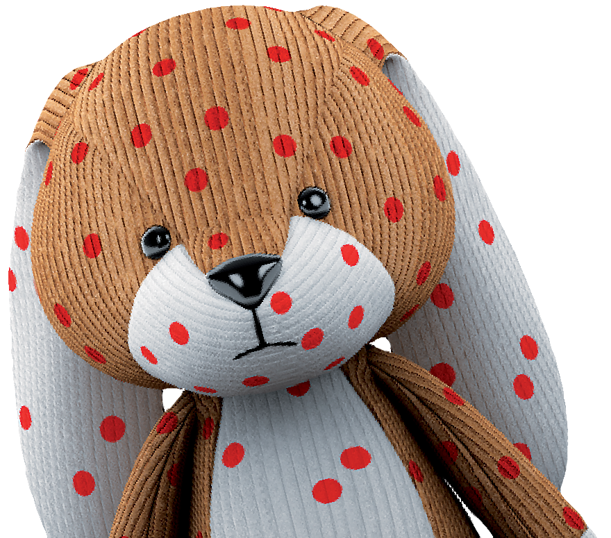 Cuddly Toy with Chickenpox